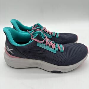 Kuru Atom 2 Night Blue Teal Sneakers Plantar Fasciitis Comfort Heel Support 11.5